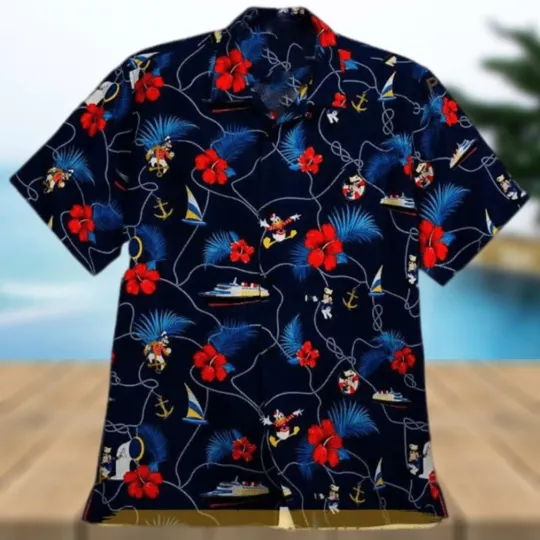 Discover Mickey Mouse Disney Hawaiian Shirt for Men