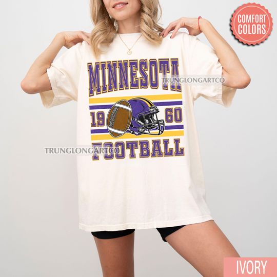 Vintage Minnesota Football T-Shirt, Retro Game Day Shirt, Football Fan Gift, Sports Tee