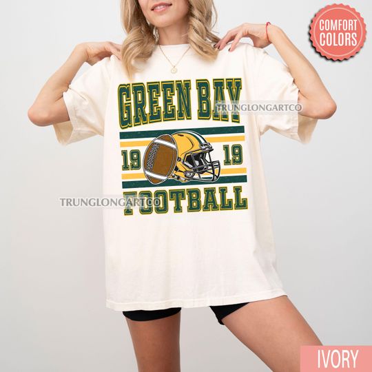 Discover Green Bay Football T-Shirt, Retro Game Day Shirt, Football Fan Gift, Sports Tee
