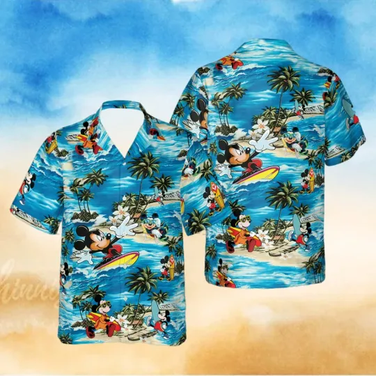 Discover Mickey Mouse Hawaiian Shirt