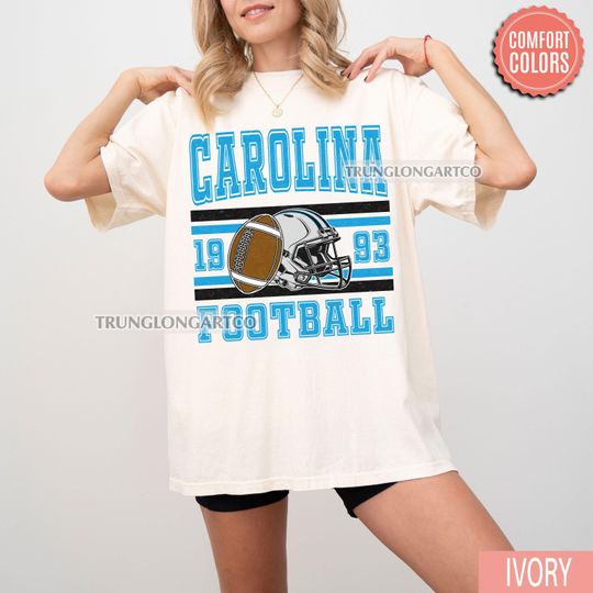 Vintage Carolina Football T-Shirt, Retro Game Day Shirt, Football Fan Gift, Sports Tee