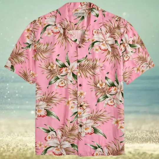 Discover Orchid Garden Multicolor Hawaiian Shirt