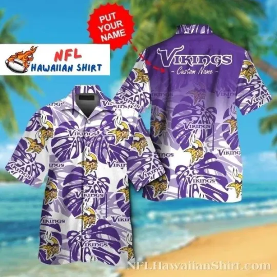 Discover Personalized Purple Haze Minnesota Football Hawaiian Shirt, Gift for Fan