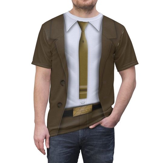 Mobius Shirt, Marvel Loki TV Series Costume, Mobius M. Mobius