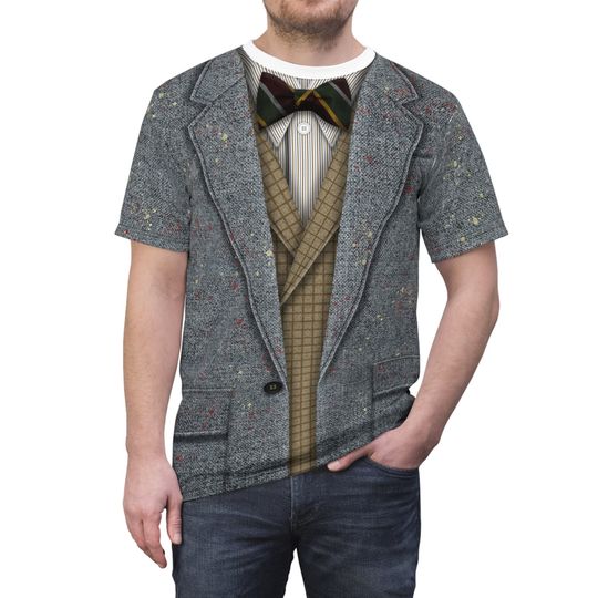 Professor Bruce Davis Shirt, Haunted Mansion 2023 Film Inspired Costume
