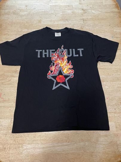 Vintage 1999 Cult T-Shirt Cult Rising Band Tour Promo Winterland Large