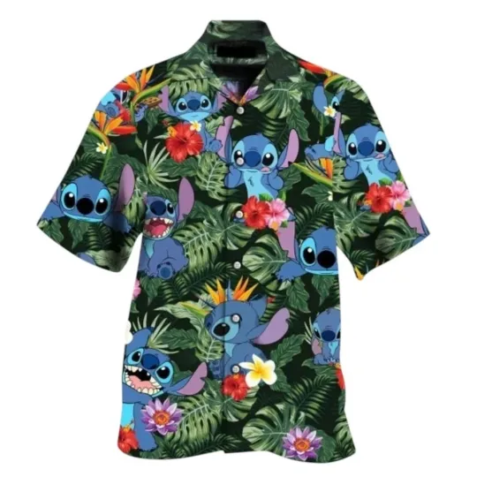 Lilo And Stitch Cute Hawaiian Shirt