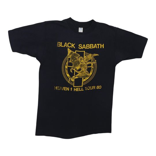 Vintage 1980 Black Sabbath Heaven and Hell Tour T-Shirt