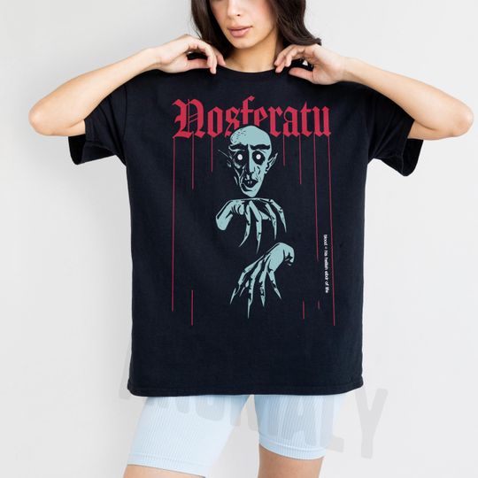 Nosferatu Graphic T-Shirt - Vintage Horror Movie Design