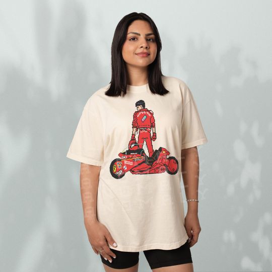 Discover 8-Bit Anime Graphic Tee Cyberpunk Neo-Tokyo Unisex T-Shirt