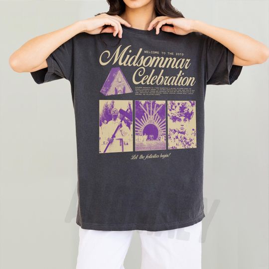 Retro Midsommar Celebration T-Shirt - Funny Modern Horror Movie Tee