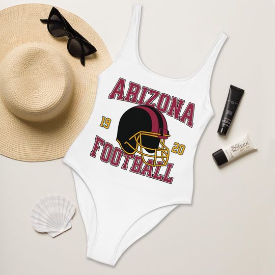 Discover Arizonna Football Womens Swimsuit, Game Day Swimwear, Beach Party Swimsuit