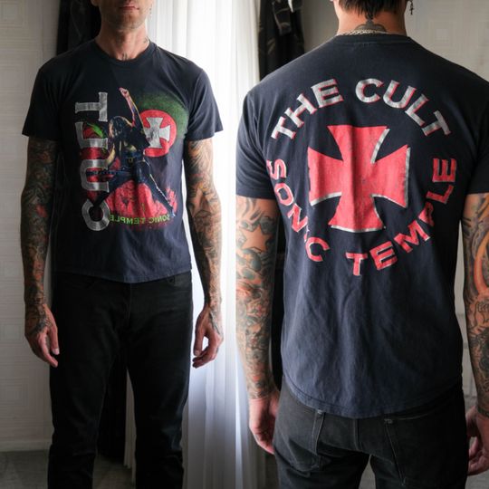 Vintage 80s The Cult Sonic Temple Single Stitch Tee Shirt
