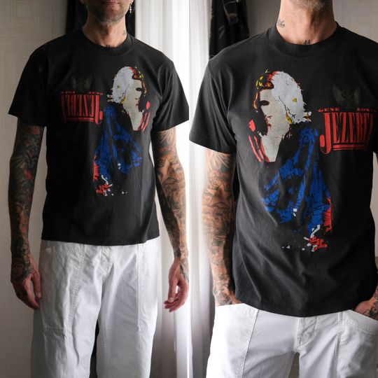 Discover Vintage 80s Gene Loves Jezebel Black House of the Dolls Single Stitch T-Shirt