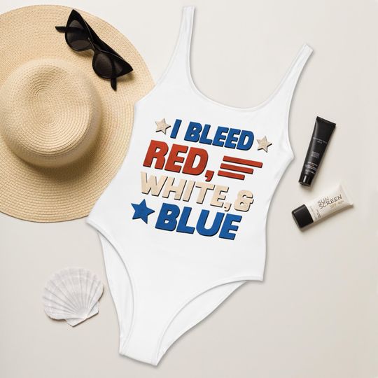 Discover Fourth of July Womens One Piece Swimsuit