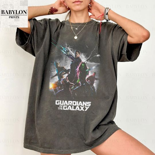 Vintage Guardians of the Galaxy T-Shirt, Retro Character Shirt