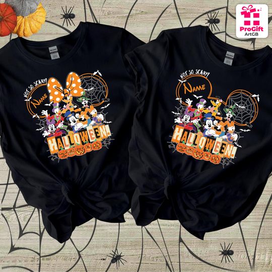 Discover Halloween Tshirt, Not So Scary Shirt, Custom Halloween Tshirt, Disney Halloween 2025 Tshirt, Halloween Disney Trip, Family Halloween Shirt