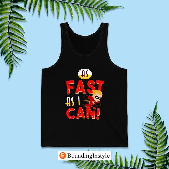 Discover Dash Parr Unisex Jersey Tank Top for Running and Disney Marathon Weekend