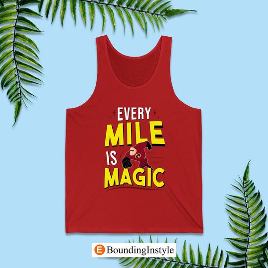 Discover Bob Parr Every Mile is Magic Unisex Jersey Tank Top