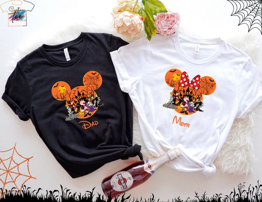 Discover Custom Halloween Family Trip Shirts: Disneyland 2025, Spooky Matching Tees