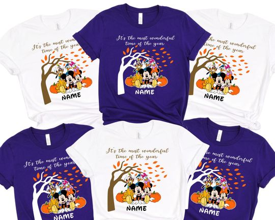 Discover Custom Disney Halloween Shirt, Halloween 2025 Matching Shirt, Halloween Disney Trip Shirts, Disney Halloween Tshirts, Halloween Family Shirt