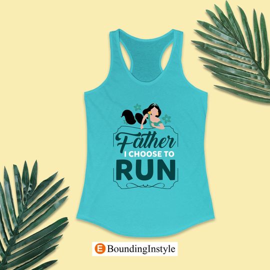 Discover Jasmine Women's Tank Top Disney Princess 10K Marathon Running Apparel Race Costume