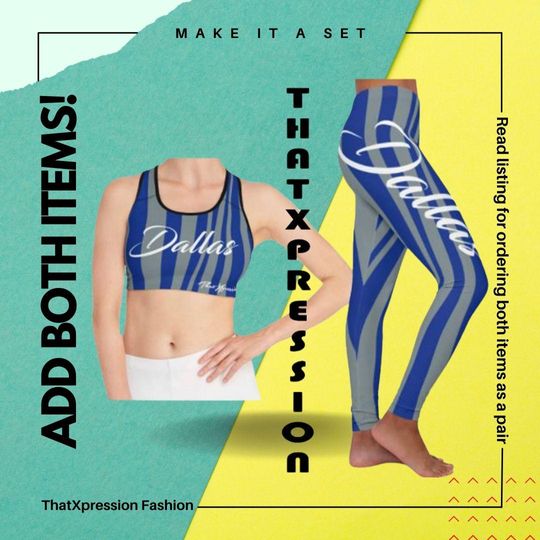 Dallas Leggings & Sports Bra Women's Active Set