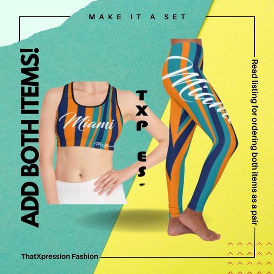 Fashion Miami Leggings & Sports Bra