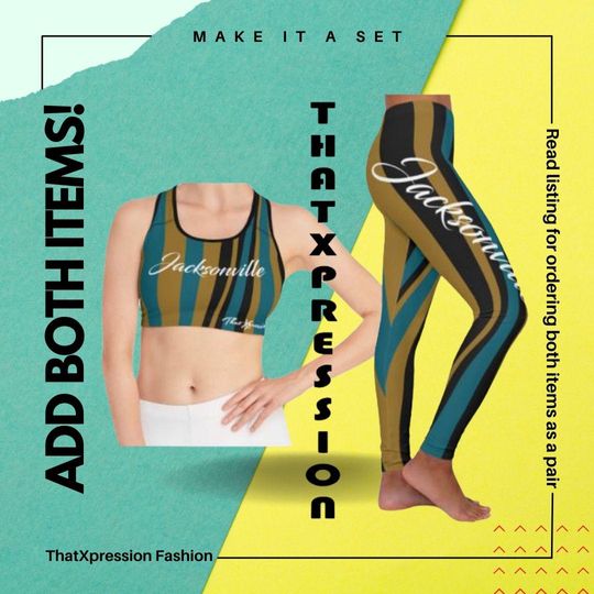 Fashion Jacksonville Leggings & Sports Bra