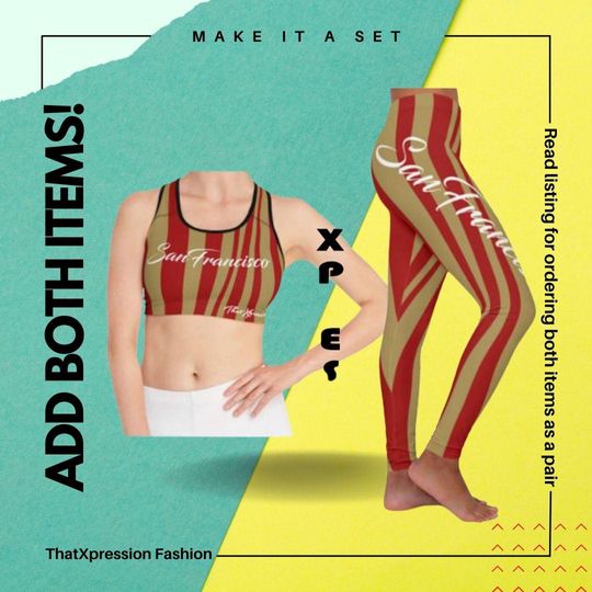 San Francisco Women's Leggings and Sports Bra Set