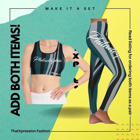 Philadelphia Leggings and Sports Bra Set