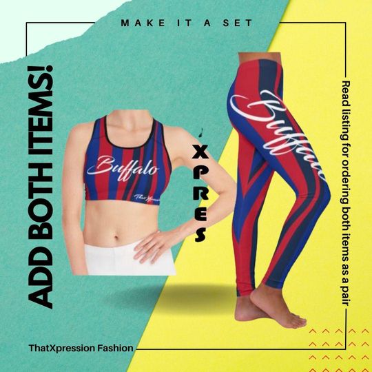 Buffalo Leggings & Sports Bra Women’s Athletic Wear