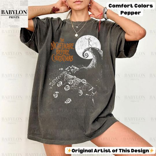 Discover Vintage Nightmare Before Christmas Shirt Jack Skellington Tee oogie boogie bash Shirt Disney Halloween Shirt Mickeys NotSoScary Shirt