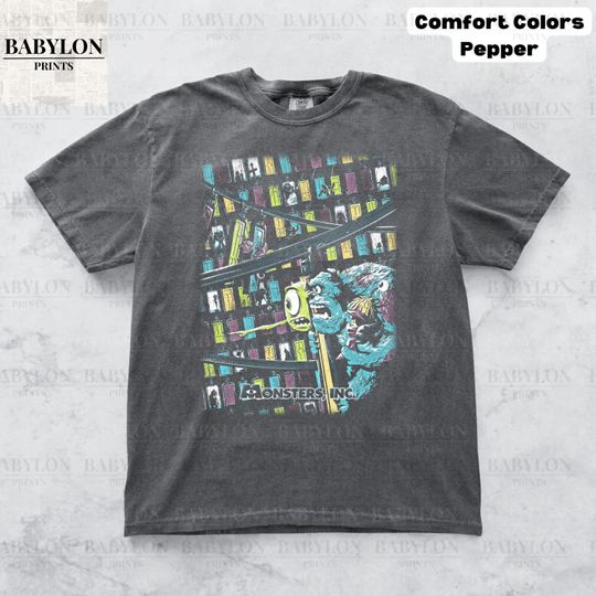 Discover Vintage Disney Monster Inc Shirt, Mike, Sulley and Boo T-Shirt, Monsters Inc Shirt, Disneyland Shirt Monster Inc Tee Monsters Inc Door