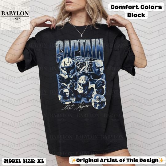 Vintage Captain Rex T-Shirt, Star Wars Clone Wars