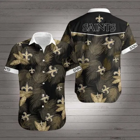 Discover New Orleans Saiintts Golden Breeze Hawaiian Shirt, Gift for Fan
