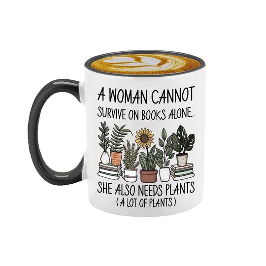 Discover Book Lover Plant Mug: Sarcastic Coffee Mug Gift