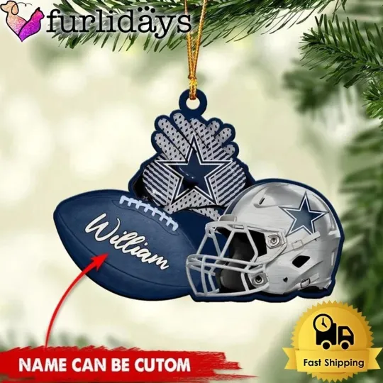 Discover Personalized Dallas Football Team Cowboys Christmas Ornament Gift Decor