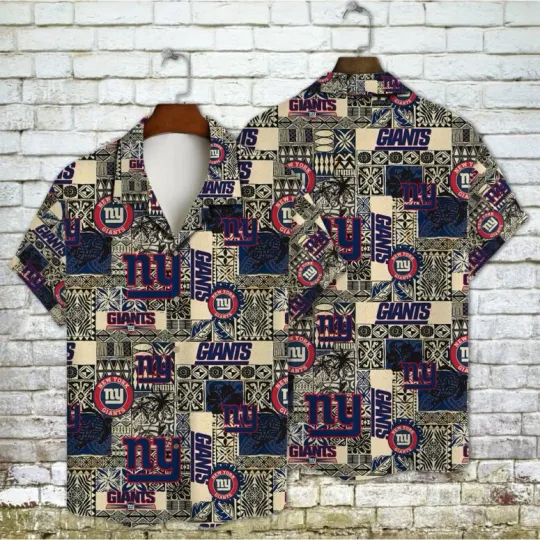 Discover New York Giiantts Tribal Heritage Hawaiian Shirt , Gift for Fan