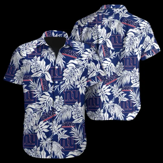 Discover New York Giiantts Tropical Monstera Hawaiian Shirt , Gift for Fan