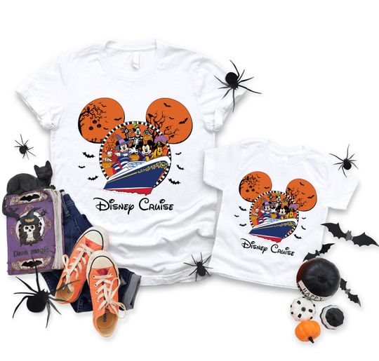 Discover Custom Disney Family Cruise Halloween Shirts, Disney Halloween Shirts, Disney Cruise Shirt, Halloween Family Matching Shirt, Halloween Shirt
