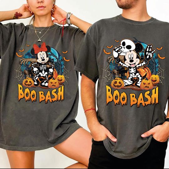 Discover Disney Halloween All Characters Shirts, Mickey And Friends Halloween Shirt, Halloween Party Shirt, Disney Family Trip Halloween 2025