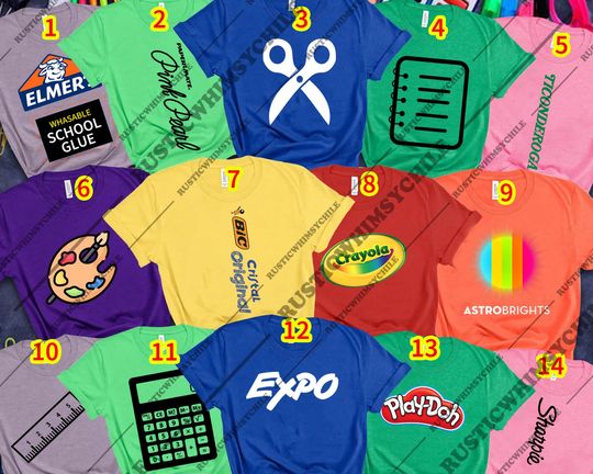 Discover School Supply Halloween Shirt | Funny Teacher Group Costume 2025 | Classroom Spirit Week Tee | Matching Staff Outfit | Easy Costume Top