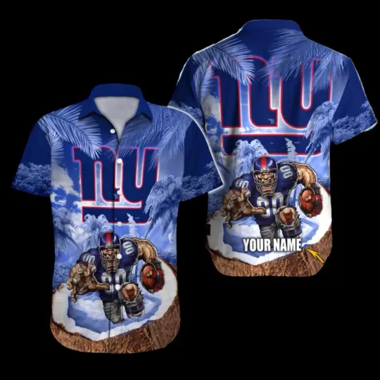 Discover Personalized New York Giiantts Ice Breaker Hawaiian Shirt, Gift for Fan