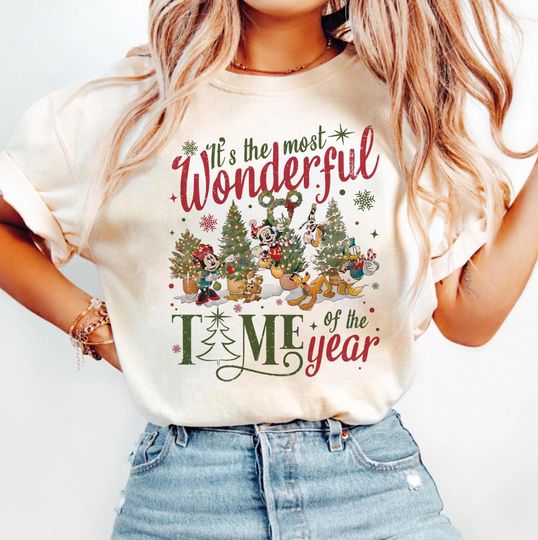 Discover Retro Mickey & Friends Christmas Shirt, Mickey's Very Merry Shirt, Christmas Party 2024, Disney Christmas Shirt, Disney Family Shirt