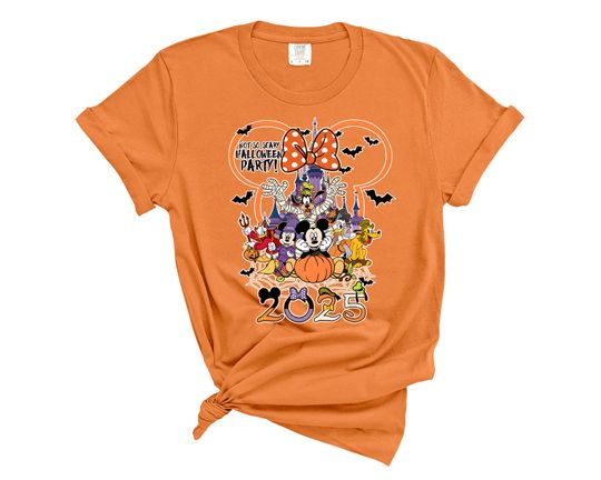 Discover Mickey Dis.ey Halloween 2025 Shirt, Not So Scary Horror T-Shirt, Family Halloween Matching Costumes, Kids Mickey Tee