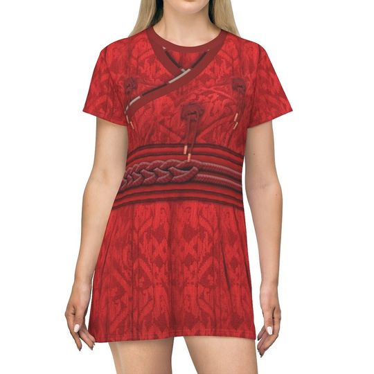Jiang Nan Short Sleeve Dress, Shang Chi Inspired Costume, Shang Chi Aunt