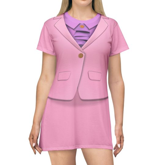 Discover Z-O-M-B-I-E-S, Principal Lee Short Sleeve Dress, Zombies The Re-Animated Series Character Costume, Halloween Cosplay, Seabrook High School