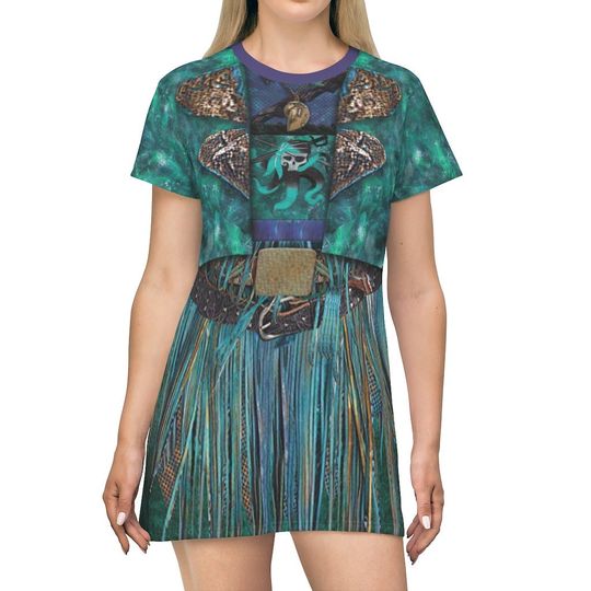 Uma Short Sleeve Dress, Descendants 2 Costume, Disney Dresses for Women
