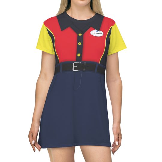 Discover Toy Story Land Cast Short Sleeve Dress, Hollywood Studios Cast Member Cosplay Costume, Toy Story Outfits, Disney World Family Women Dresses